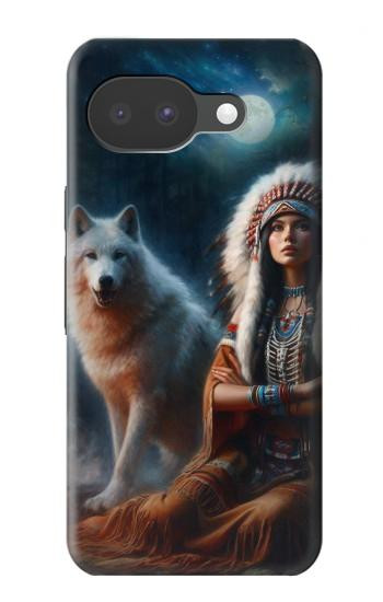 S3995 Grim Wolf Indian Girl Case For Google Pixel 10a
