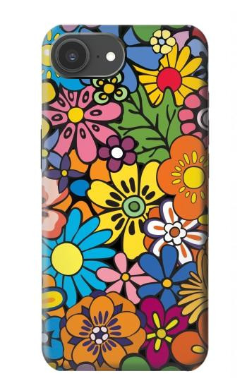S3281 Colorful Hippie Flowers Pattern Case For iPhone 17e