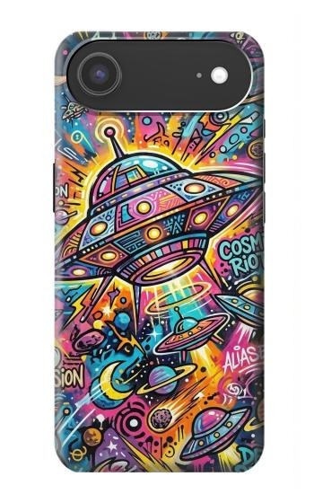 S4085 Cosmic Spaceship Psychedelic Art Case For iPhone Air