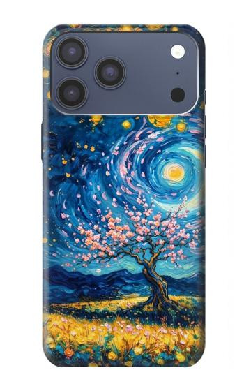 S4081 Dreamy Spiral Galaxy Night Sky Art Case For iPhone 17 Pro Max, 18 Pro Max