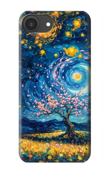 S4081 Dreamy Spiral Galaxy Night Sky Art Case For iPhone 16e, 17e