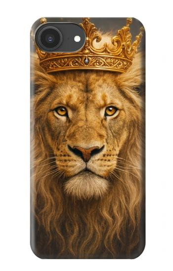S4093 Royal Lion Portrait Artwork Case For iPhone 16e, 17e