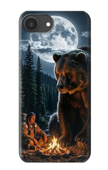 S4095 Majestic Bear Indian Wilderness Art Case For iPhone 16e, 17e