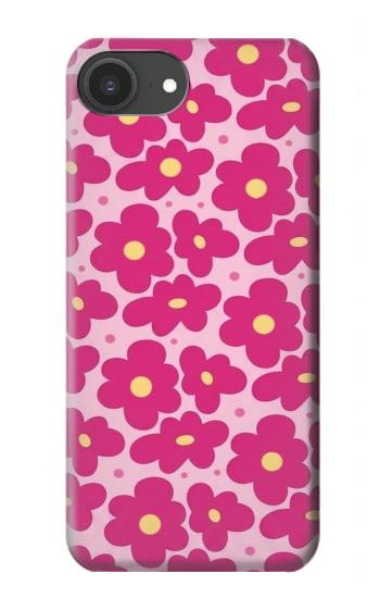 S4097 Pink Floral Seamless Pattern Design Case For iPhone 16e, 17e