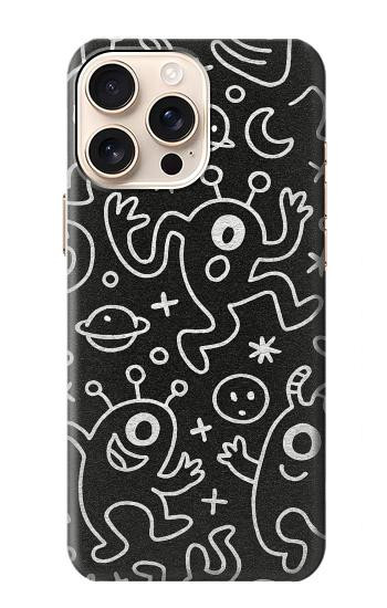 S4101 Cute Cartoon Monster Pattern Case For iPhone 16 pro