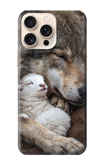 S4089 Gentle Wolf And Lamb Friendship Art Case For iPhone 16 pro max