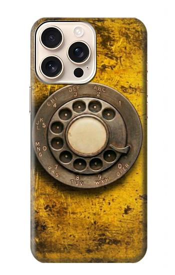 S4107 Retro Rotary Phone Dial Vintage Case For iPhone 16 pro max