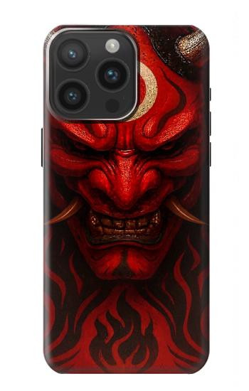 S4099 Mystic Red Demon Illustration Case For iPhone 15 Pro Max