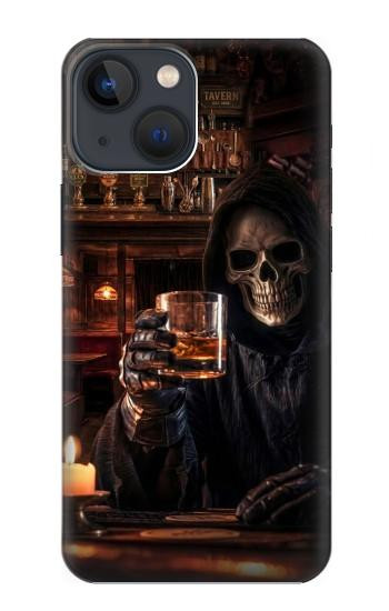 S4102 Vintage Skull Tavern Artwork Case For iPhone 14