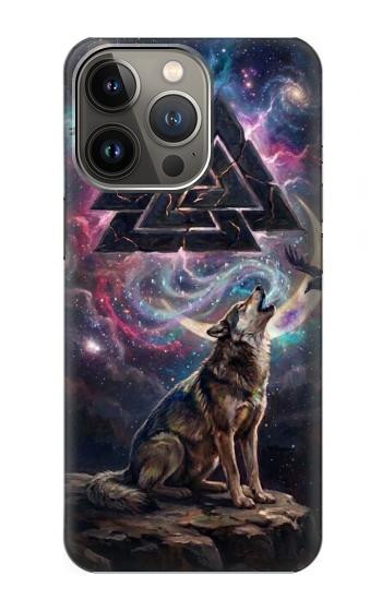 S4110 Mystic Wolf Ancient Symbol Artwork Case For iPhone 14 Pro