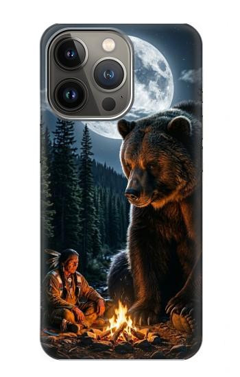 S4095 Majestic Bear Indian Wilderness Art Case For iPhone 13