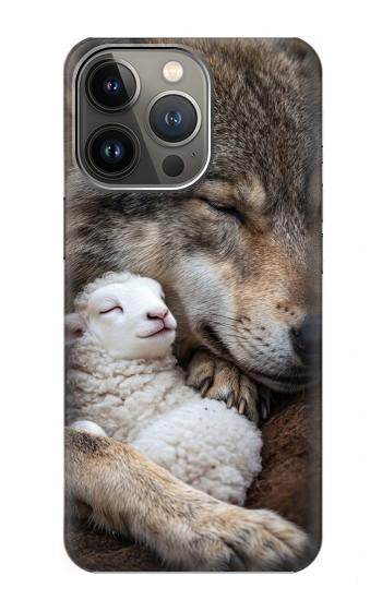 S4089 Gentle Wolf And Lamb Friendship Art Case For iPhone 13 Pro Max