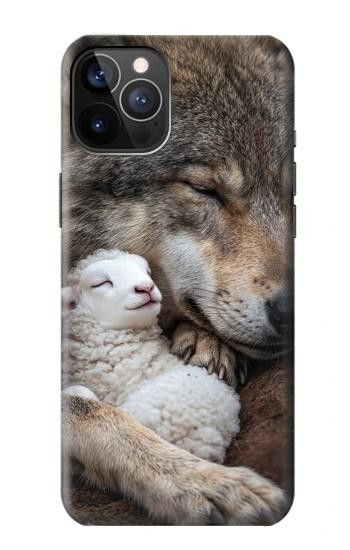 S4089 Gentle Wolf And Lamb Friendship Art Case For iPhone 12, iPhone 12 Pro