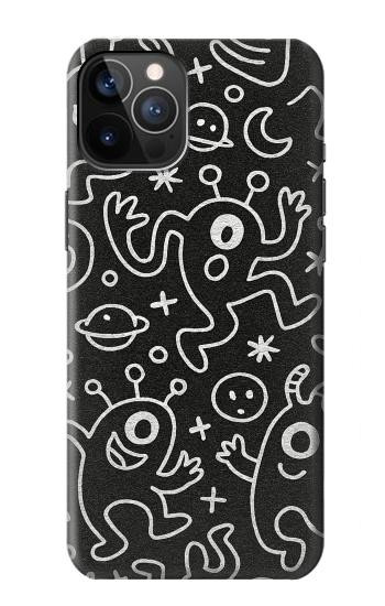 S4101 Cute Cartoon Monster Pattern Case For iPhone 12, iPhone 12 Pro