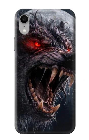 S4094 Wolf Moonlight Fantasy Art Case For iPhone XR