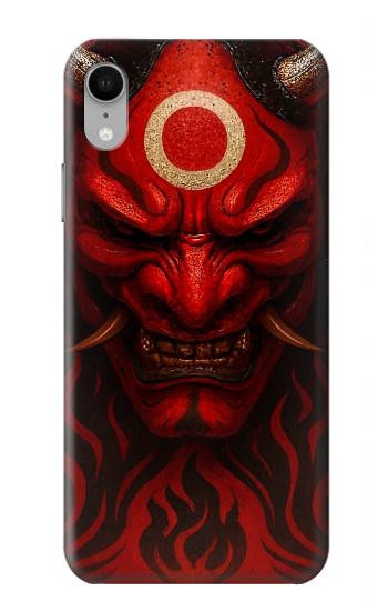 S4099 Mystic Red Demon Illustration Case For iPhone XR
