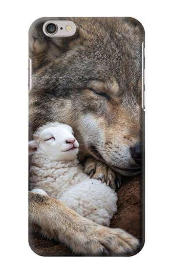 S4089 Gentle Wolf And Lamb Friendship Art Case For iPhone 6 6S