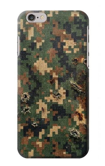 S4091 Green Digital Camouflage Pattern Case For iPhone 6 6S