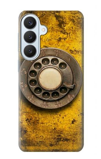 S4107 Retro Rotary Phone Dial Vintage Case For Samsung Galaxy S26 Plus
