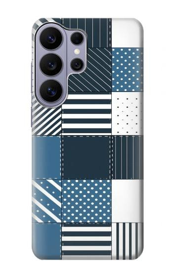 S4082 Modern Geometric Patchwork Pattern Case For Samsung Galaxy S26 Ultra