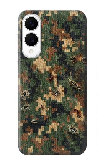 S4091 Green Digital Camouflage Pattern Case For Samsung Galaxy S25 Edge