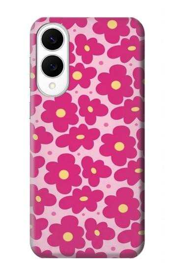 S4097 Pink Floral Seamless Pattern Design Case For Samsung Galaxy S25 Edge