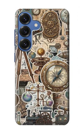 S4100 Vintage Scientific Discovery Collage Case For Samsung Galaxy S25