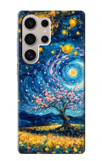 S4081 Dreamy Spiral Galaxy Night Sky Art Case For Samsung Galaxy S24 Ultra