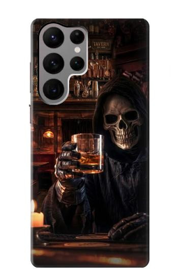S4102 Vintage Skull Tavern Artwork Case For Samsung Galaxy S23 Ultra