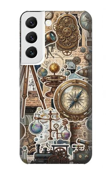 S4100 Vintage Scientific Discovery Collage Case For Samsung Galaxy S22