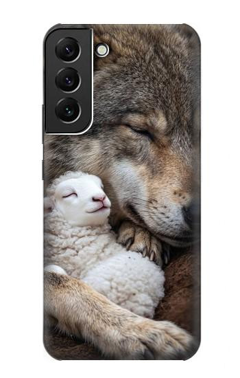 S4089 Gentle Wolf And Lamb Friendship Art Case For Samsung Galaxy S22 Plus