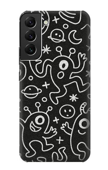 S4101 Cute Cartoon Monster Pattern Case For Samsung Galaxy S22 Plus