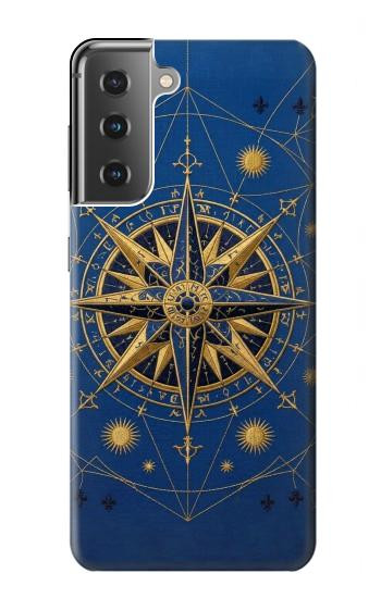 S4086 Nautical Compass Maritime Design Case For Samsung Galaxy S21 Plus 5G, Galaxy S21+ 5G