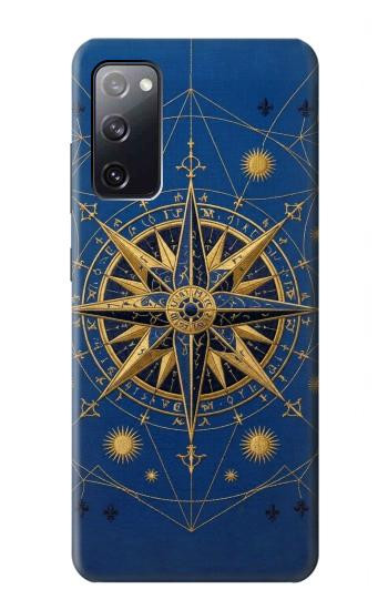 S4086 Nautical Compass Maritime Design Case For Samsung Galaxy S20 FE