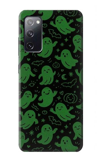 S4087 Cute Green Ghost Cartoon Pattern Case For Samsung Galaxy S20 FE