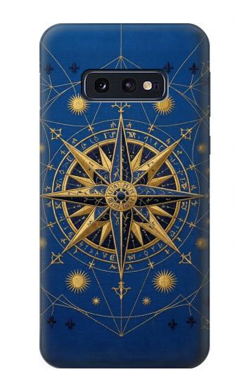 S4086 Nautical Compass Maritime Design Case For Samsung Galaxy S10e