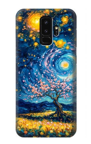 S4081 Dreamy Spiral Galaxy Night Sky Art Case For Samsung Galaxy S9 Plus