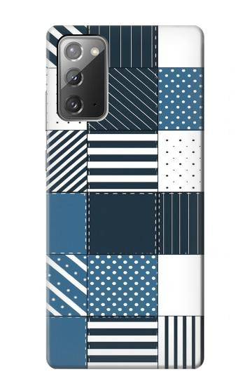 S4082 Modern Geometric Patchwork Pattern Case For Samsung Galaxy Note 20