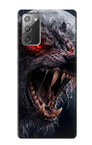 S4094 Wolf Moonlight Fantasy Art Case For Samsung Galaxy Note 20
