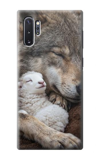 S4089 Gentle Wolf And Lamb Friendship Art Case For Samsung Galaxy Note 10 Plus