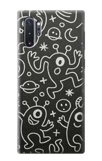 S4101 Cute Cartoon Monster Pattern Case For Samsung Galaxy Note 10 Plus