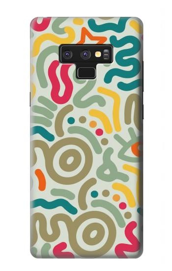 S4078 Abstract Colorful Doodle Pattern Case For Note 9 Samsung Galaxy Note9