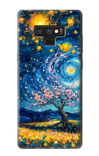 S4081 Dreamy Spiral Galaxy Night Sky Art Case For Note 9 Samsung Galaxy Note9