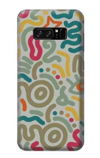 S4078 Abstract Colorful Doodle Pattern Case For Note 8 Samsung Galaxy Note8