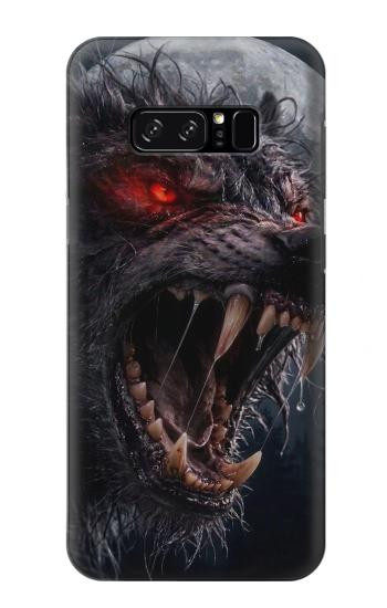 S4094 Wolf Moonlight Fantasy Art Case For Note 8 Samsung Galaxy Note8