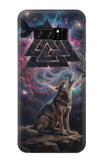 S4110 Mystic Wolf Ancient Symbol Artwork Case For Note 8 Samsung Galaxy Note8