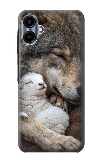S4089 Gentle Wolf And Lamb Friendship Art Case For Samsung Galaxy A06