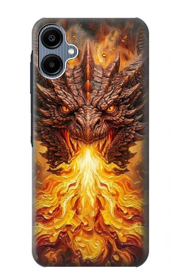 S4090 Epic Fire Dragon Fantasy Illustration Case For Samsung Galaxy A06