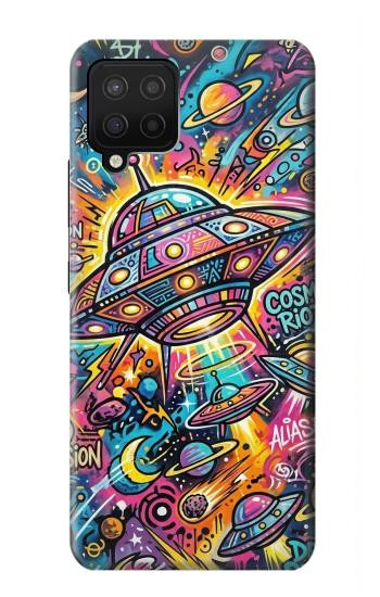 S4085 Cosmic Spaceship Psychedelic Art Case For Samsung Galaxy A12