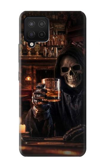 S4102 Vintage Skull Tavern Artwork Case For Samsung Galaxy A12